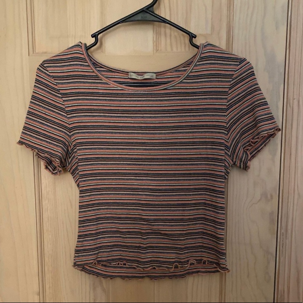 Active USA Ribbed Tee